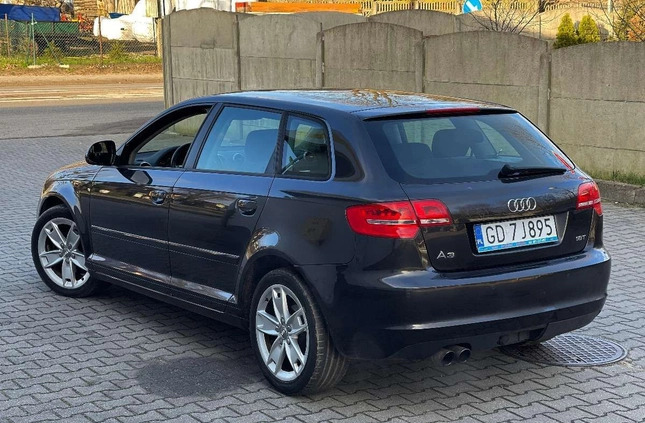 Audi A3 cena 26997 przebieg: 191000, rok produkcji 2009 z Głogów małe 301